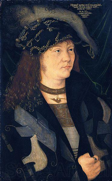 Jacopo de Barbari Portrait of Heinrich Spain oil painting art